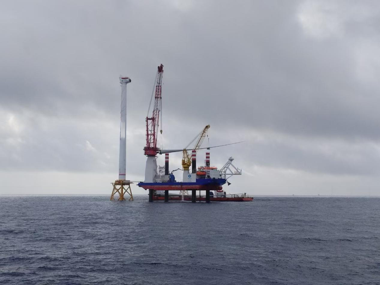 南海某风电项目辅助安装工程作业