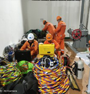 青岛LNG 海水前池和滤网间检查清淤工程